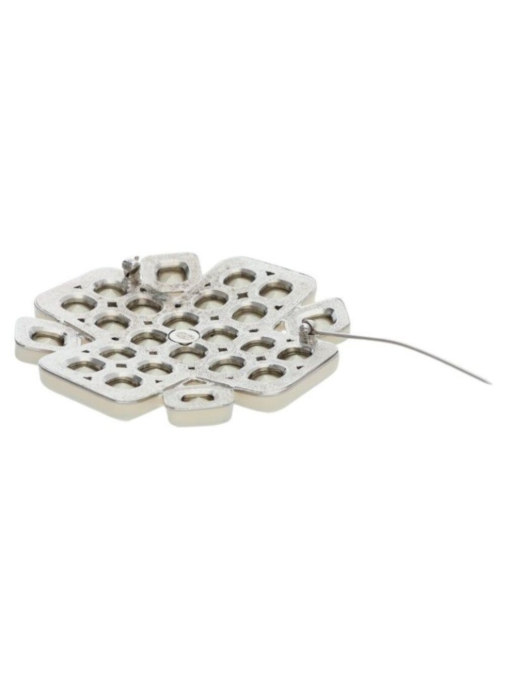 Chanel CC Logo Rhinestone Brooch - Picture 5 of 5